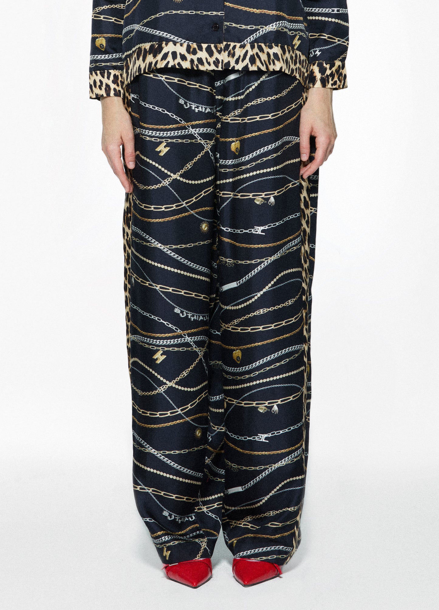 Secret Charms Silk Trousers