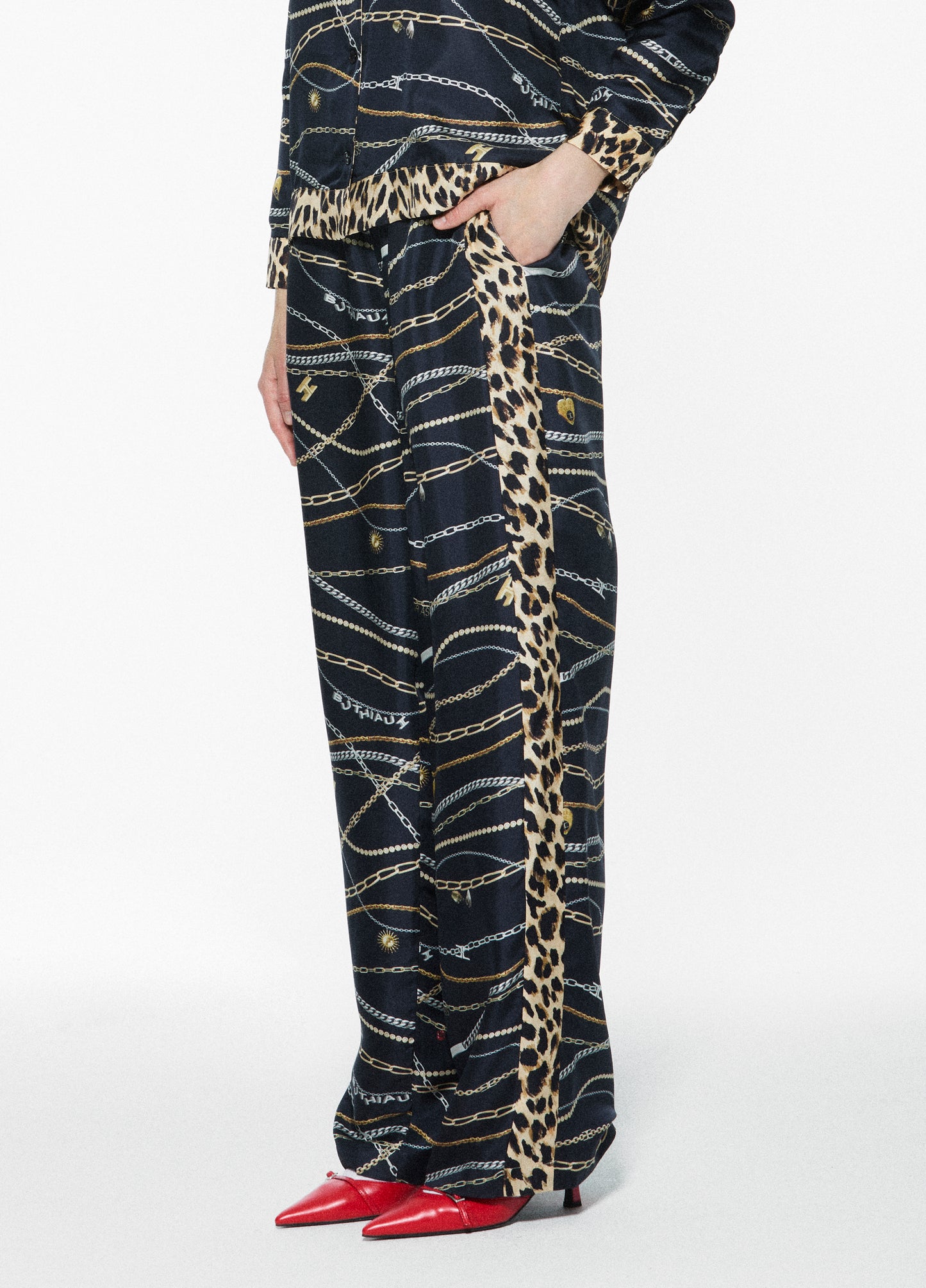 Secret Charms Silk Trousers