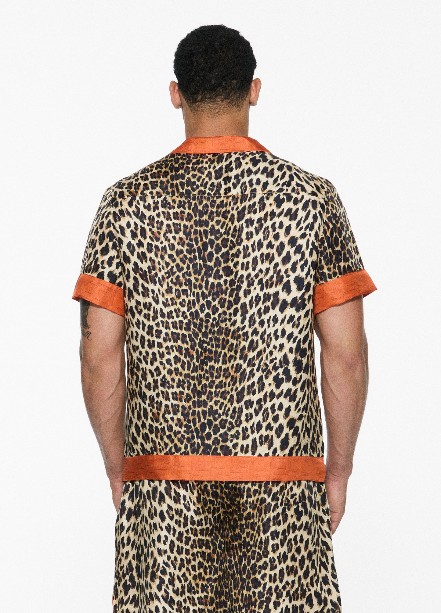 Leopard Silk Shirt